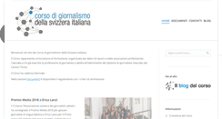 Desktop Screenshot of corsodigiornalismo.ch
