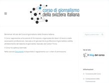 Tablet Screenshot of corsodigiornalismo.ch